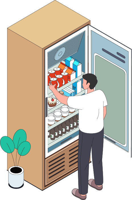 Le frigo connecté d'Exki, un substitut à la cantine d'entreprise
