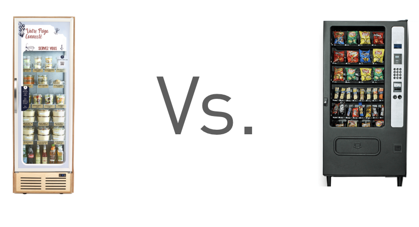 Frigos connectés Vs. Distributeurs automatiques