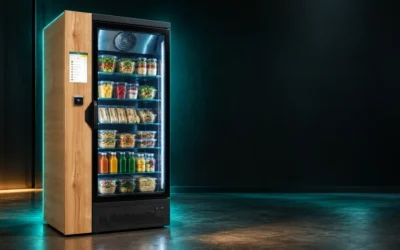 Frigo connecté Eat Machine en showroom
