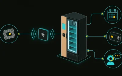 Illustration des notions clés du frigo connecté