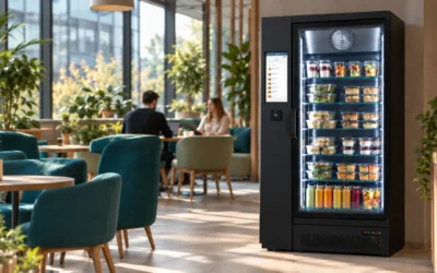 Frigo connecté Eat Machine, alternative à la livraison de repas en entreprise